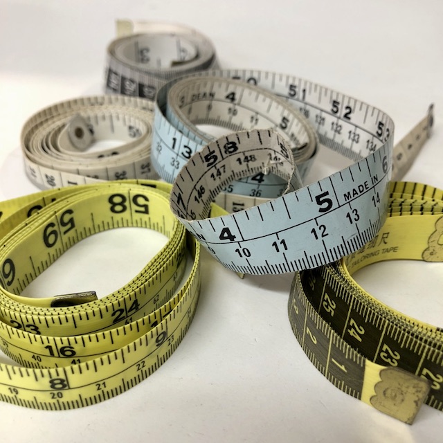 TAPE MEASURE, Vintage or Retro Inches